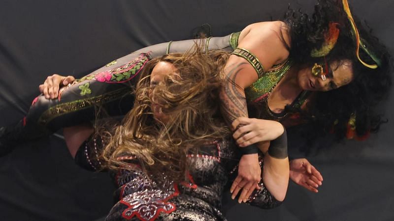 Shayna Baszler and Nia Jax lost their tag team titles last week