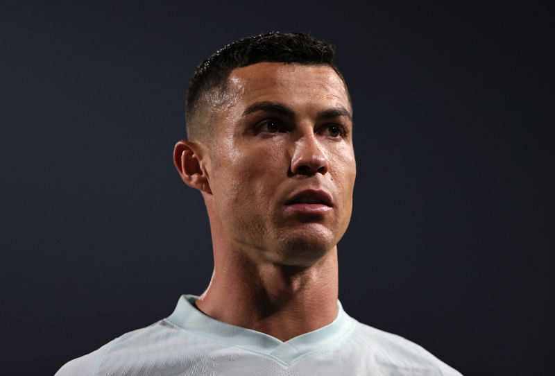 Cristiano Ronaldo looks on