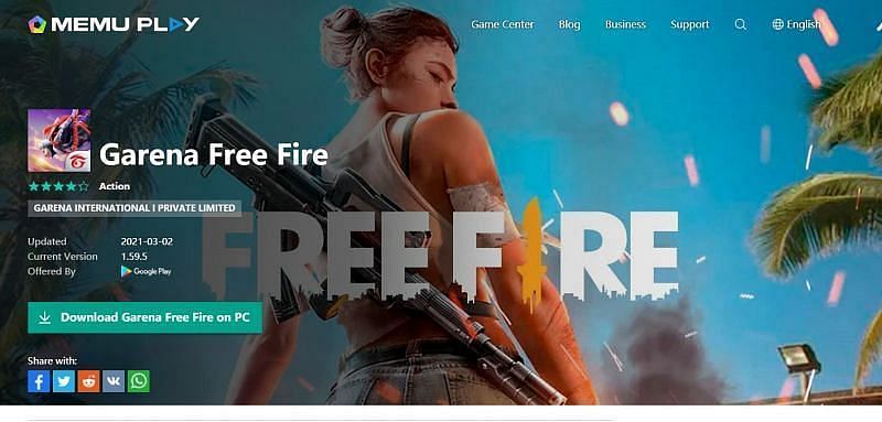 Download Garena Free Fire on PC with MEmu