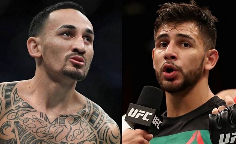 Max Holloway (left) and Yair Rodriguez (right)