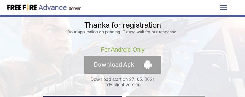 Tik op de optie om APK te downloaden (start 27 mei)
