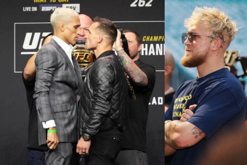 Jake Paul has given his prediction for the Michael Chandler vs. Charles Oliveira fight at UFC 262