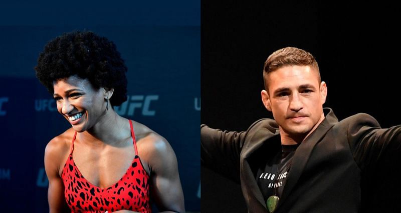 Angela Hill (Left) and Diego Sanchez (Right)