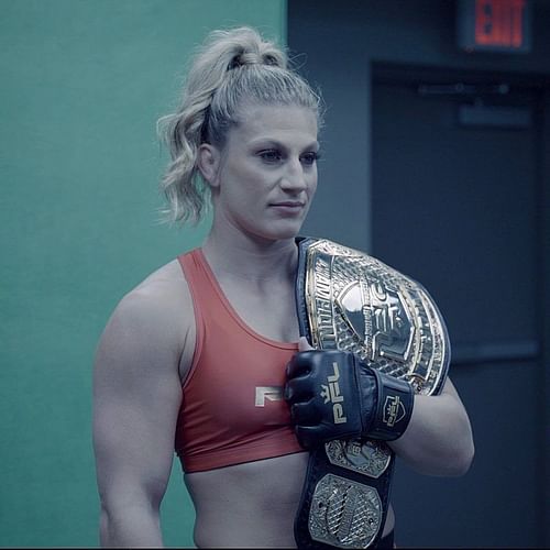 Kayla Harrison won the PFL women's lightweight throne in 2019. [Image Courtesy: @judokayla on Instagr 