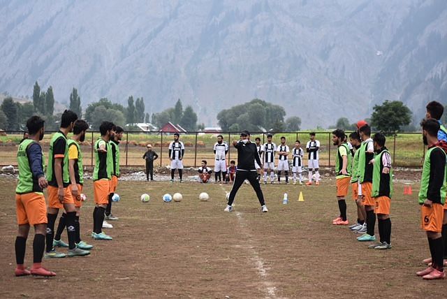 There are over 100 clubs in Jammu and Kashmir that participate at the district level