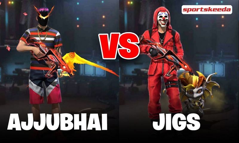 Ajjubhai vs JIGS in Free Fire