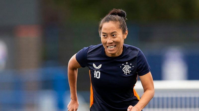 Bala Devi recently scored her second goal for the Rangers Women&#039;s Football Club in the SWPL