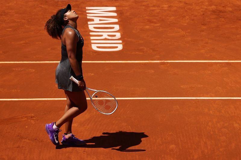 Naomi Osaka exited early at the Madrid Open