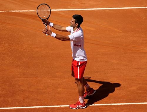 Novak Djokovic after beating Alejandro Davidovich Fokina