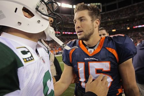 Tim Tebow during his time with the Denver Broncos