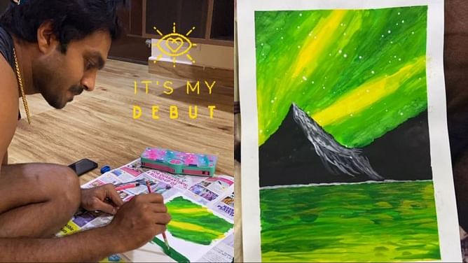 Vijay Shankar makes his painting debut; shares his first artwork on Instagram
