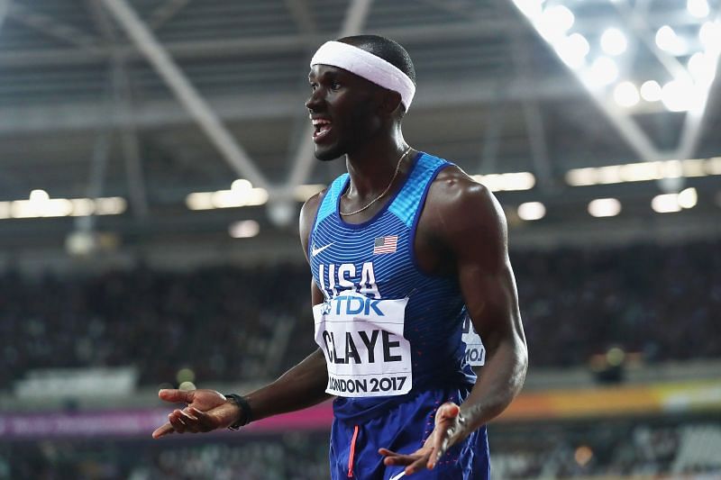 Will Claye at the IAAF World Athletics Championships in 2017