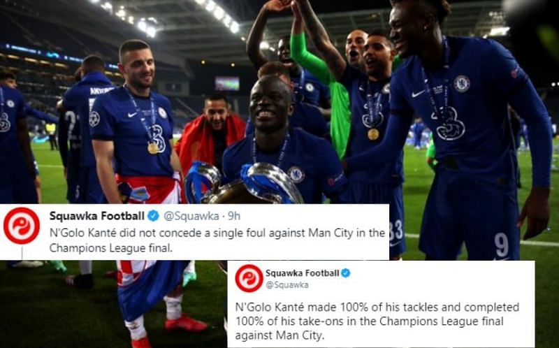 N&#039;Golo Kante produced a brilliant performance in the final
