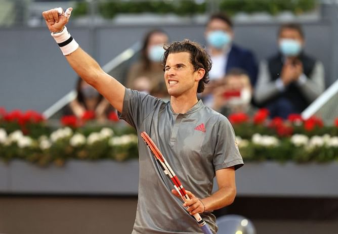 After clinching his Madrid opener, Dominic Thiem says he's "just not the type of guy" who can win with less than 100% intensity