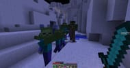 Fighting zombies (Image via planetminecraft)