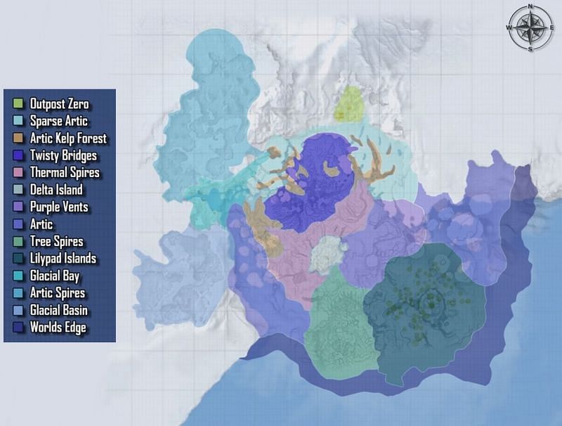 subnautica below zero map