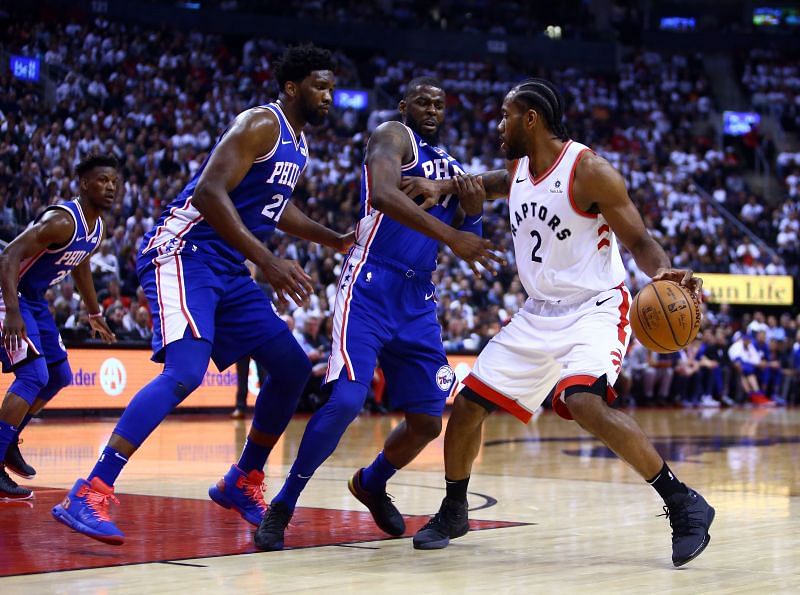 Kawhi Leonard was frequently double-teamed in the 2019 NBA playoffs