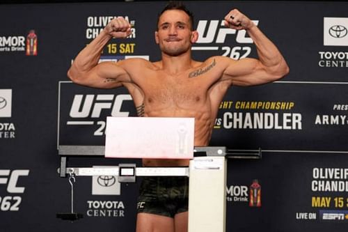 Michael Chandler at the UFC 262 weigh-ins.