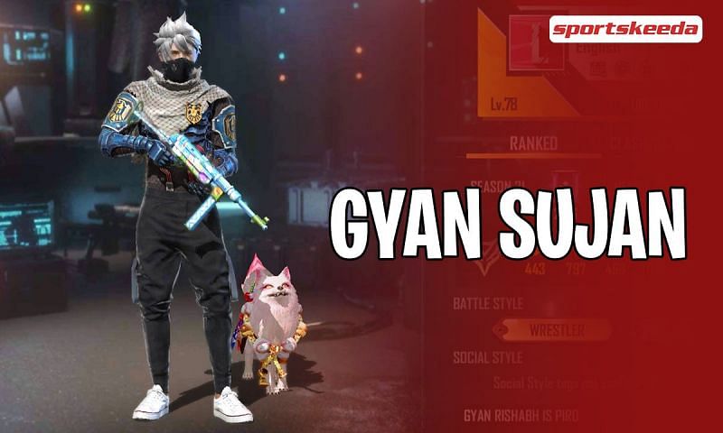 Gyan Sujan&#039;s Free Fire ID is 70393167