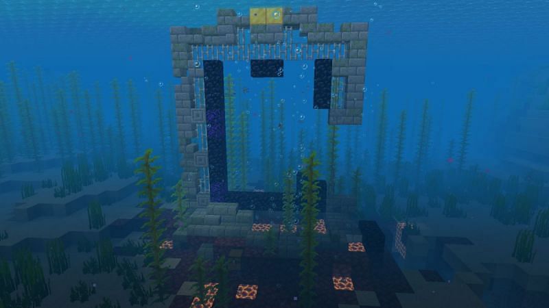 Underwater jungle structure (Image via Minecraft-seeds)