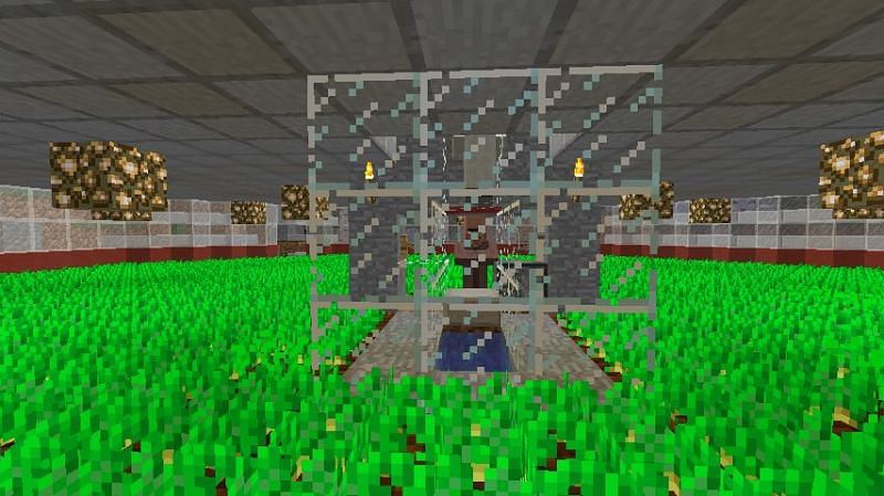 An automatic potato farm (Image via minecraftforum)