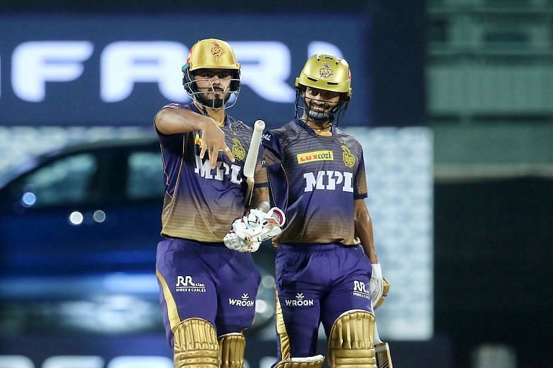 Nitish Rana (L) had also tested positive for Covid-19 before IPL 2021