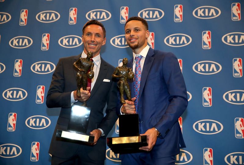 Stephen Curry has won the NBA MVP award twice.