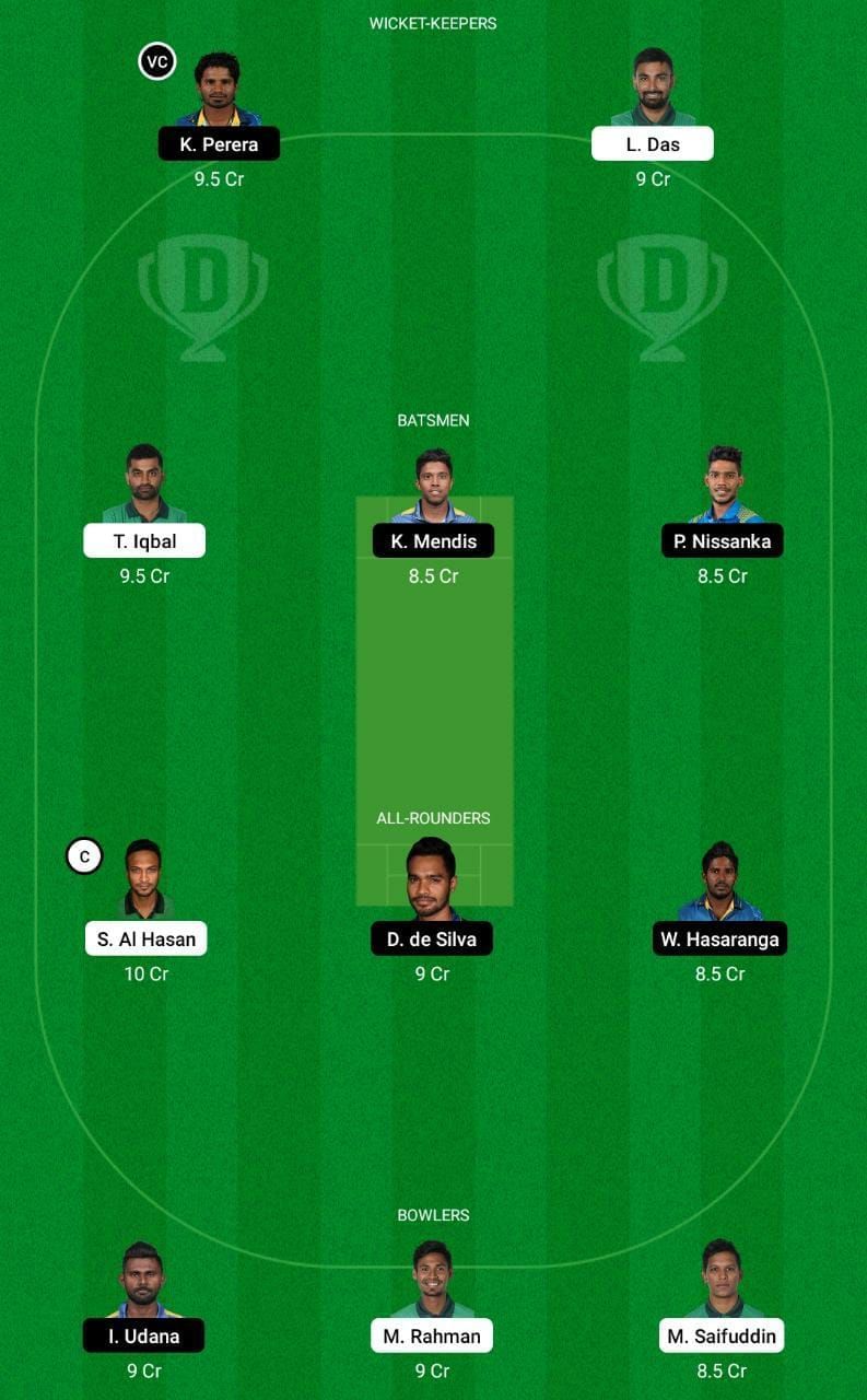 BAN vs SL 2nd ODI Dream11 Tips