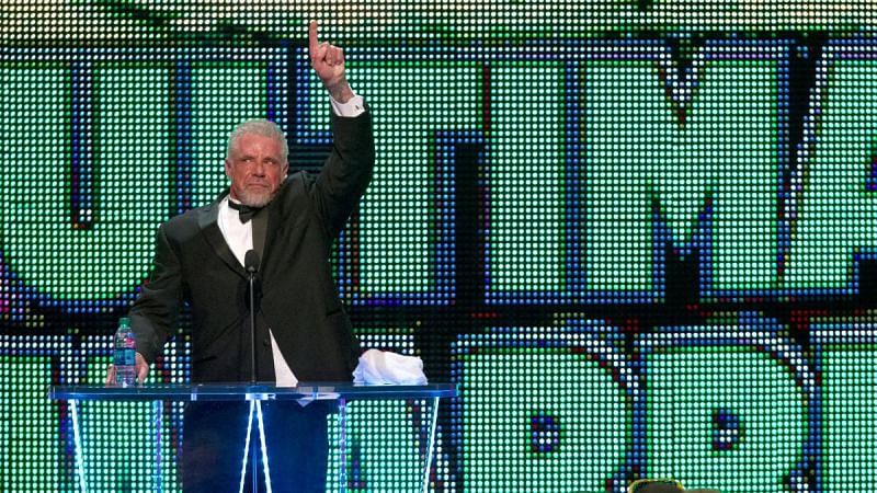 Linda McMahon inducted The Ultimate Warrior into the WWE Hall of Fame