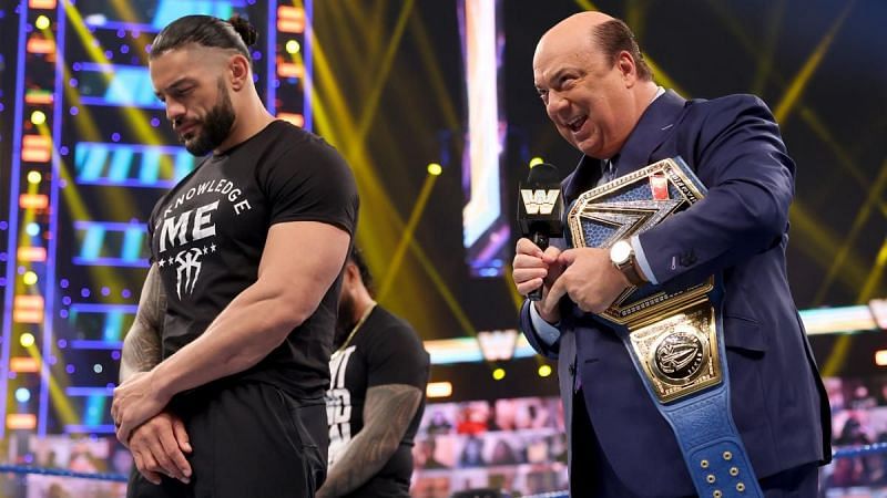 Roman Reigns, Paul Heyman, and Jey Uso mocked Daniel Bryan with a Ten-Bell Salute