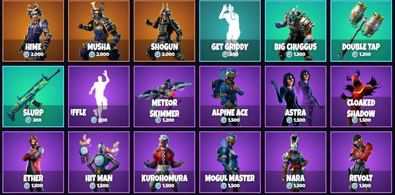 All Fortnite Daily Skins Fortnite Item Shop Update For May 2021 List Of New Skins Outfits And More