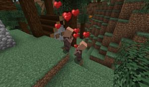 Willing villagers in Minecraft (Image via Minecraft.gamepedia)