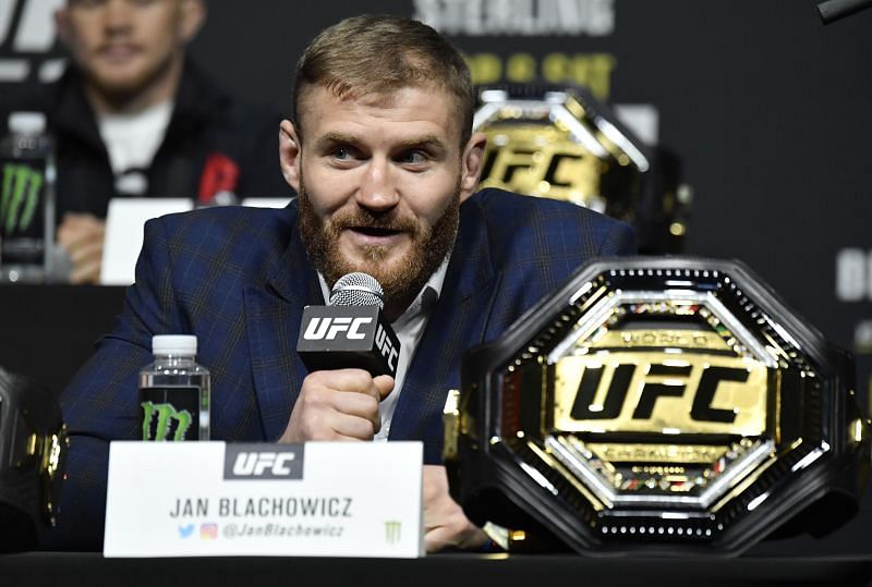 Jan Blachowicz at the UFC 259 press conference