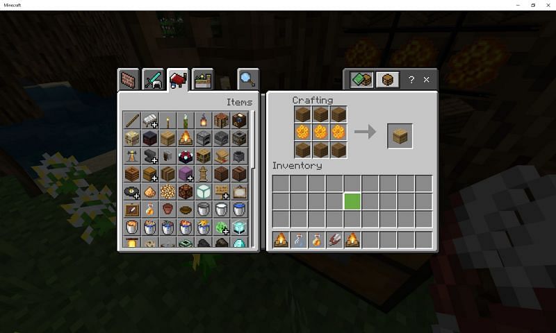 Beehive recipe (Image via Mojang)