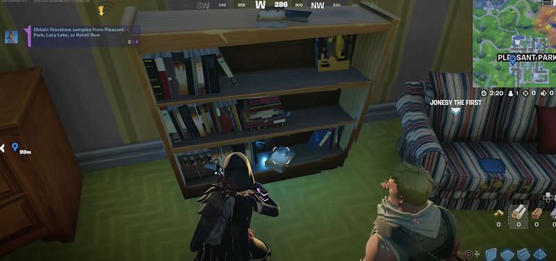Collecting a Literature Sample in Pleasant Park (Image via Twitter)