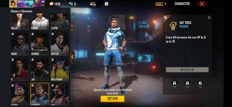 Luqueta in Free Fire