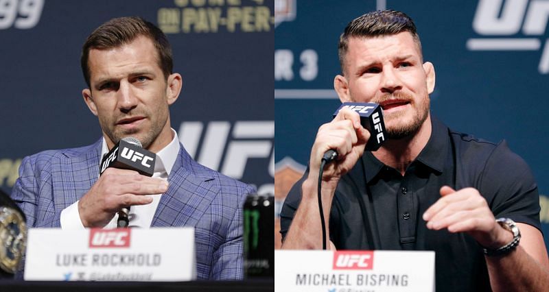 Luke Rockhold (Left) and Michael Bisping (Right)