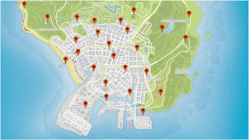 Where and how to find signal jammers on the GTA Online map?