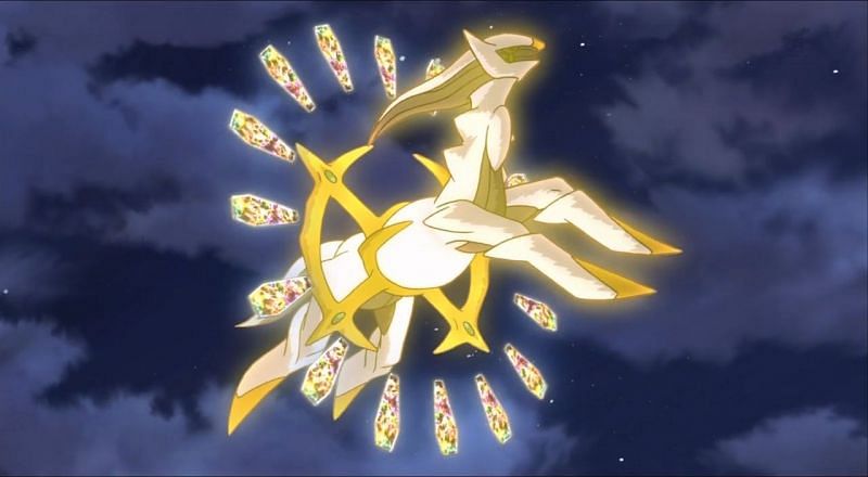 Arceus is one of the most powerful Pokemon of all time (Image via Pokemon Go Hub)
