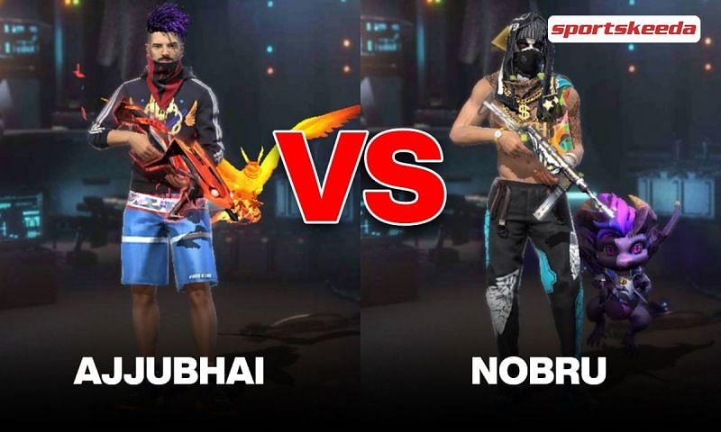 Ajjubhai and Nobru are two renowned figures in the Free Fire community