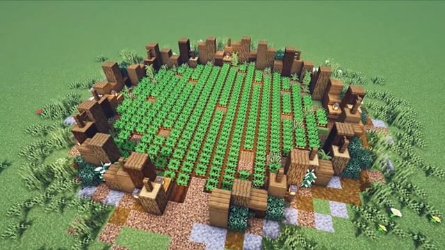 How to build food farms in Minecraft Java Edition easily