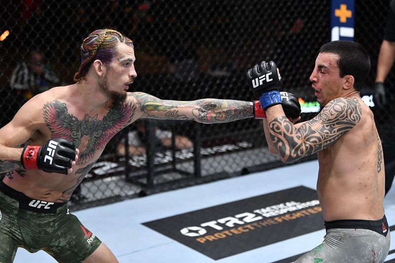 Sean O&#039;Malley (left) will return at UFC 264.