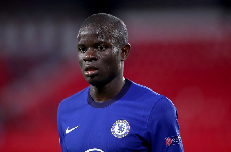 N&#039;Golo Kante in action for Chelsea