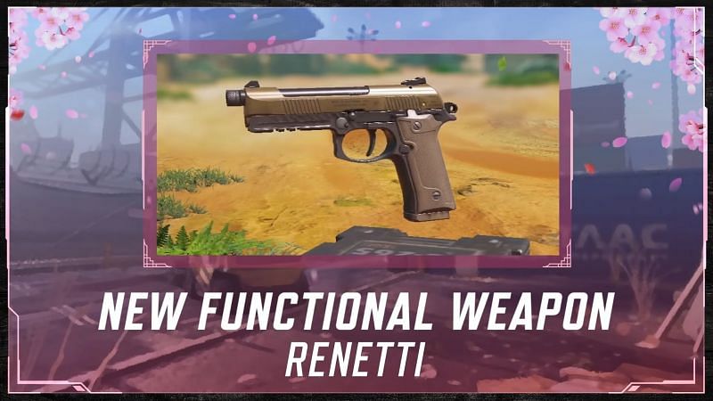 New Functional weapon Renetti Pistol in COD Mobile (Image via Activision)