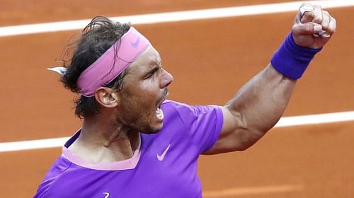 A relentless Rafael Nadal won easily in the end