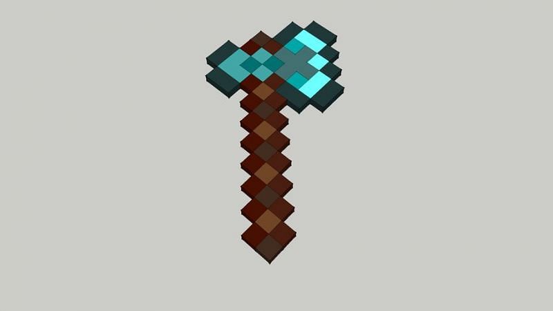 A diamond axe (Image via 3dwarehouse)