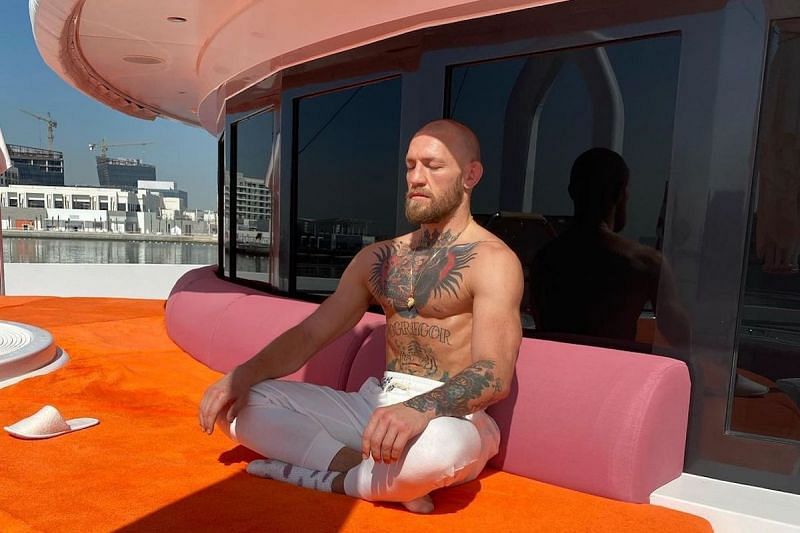 Conor McGregor finding inner peace on a superyacht.