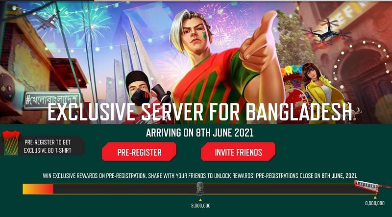 Free Fire has finally decided to set up an exclusive server for Bangladesh