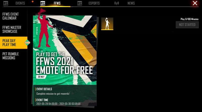 How To Get Free Legendary Ffws 2021 Emote In Free Fire