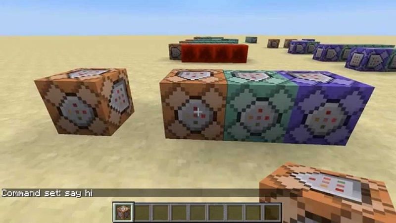 Command block (Image via Minecraft)